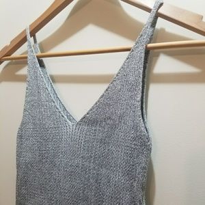 Forever 21 Metallic Tank Top